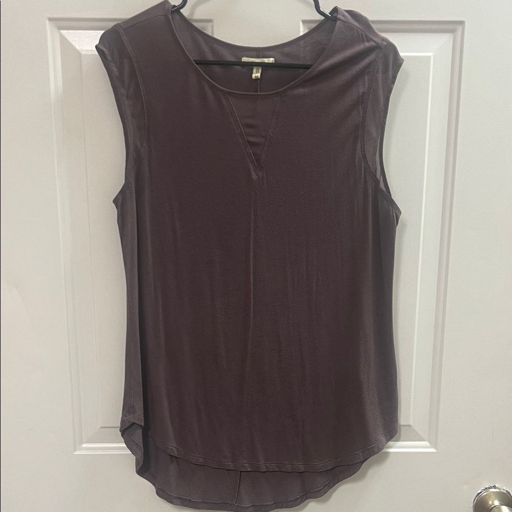 Maurices Elegant Sleeveless Top in Rich Mauve